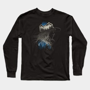 Aurora... (Blue Variant) Long Sleeve T-Shirt